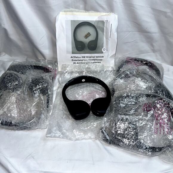 ACDelco GM Vehicle Entertainment System Replacement Headphones NEW 22863047 - Picture 1 of 6